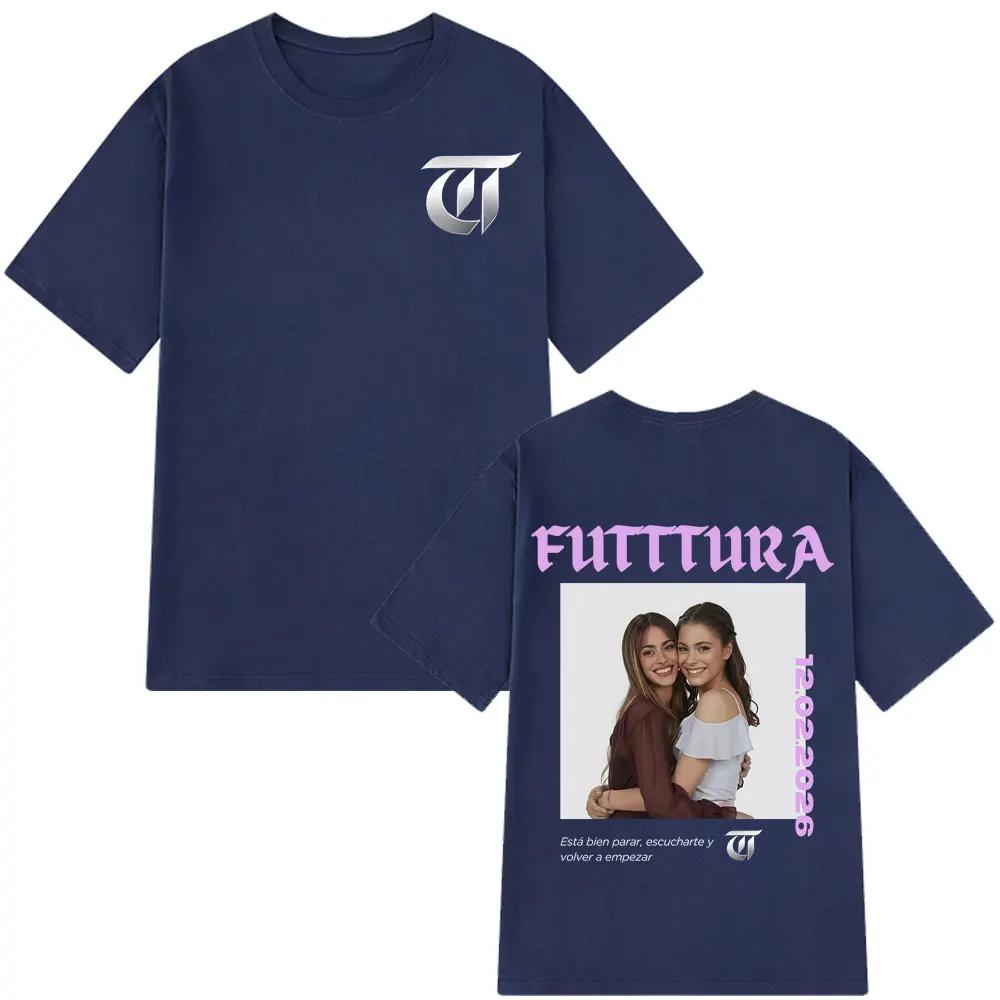 

Singer TINI STOESSEL Futtura Album 2026 Tour Tshirt Unisex Women Fashion Tshirt Shortsleeved Cotton Casual Oversized Tshirts 4XL