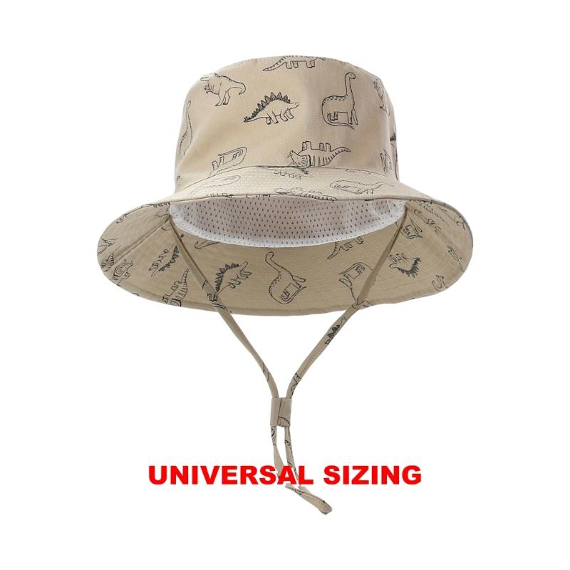 Animal Print Kids Fisherman Hat With Wide Brims Sun Protections For Children Boys And Girls Outdoor Activity Headwear