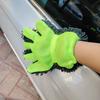 1 Stück Autowaschhandschuh Chenille Mikrofaser Fahrzeugwaschhandschuh Fünf Finger Wiederverwendbarer Reinigungshandschuh für Autos LKWs Motorräder Bootsdecks