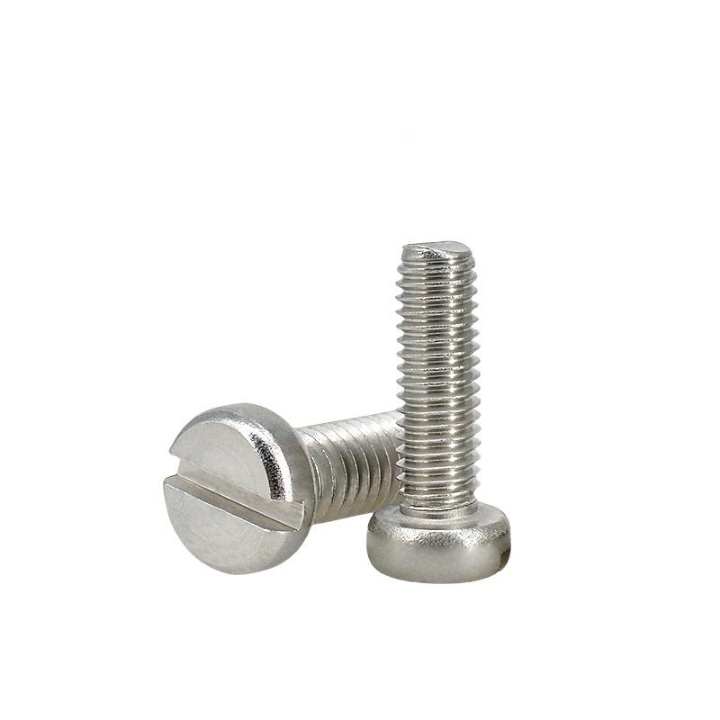 Yigu 304 Stainless Steel Slotted Pan Head Screws M1.6-M10