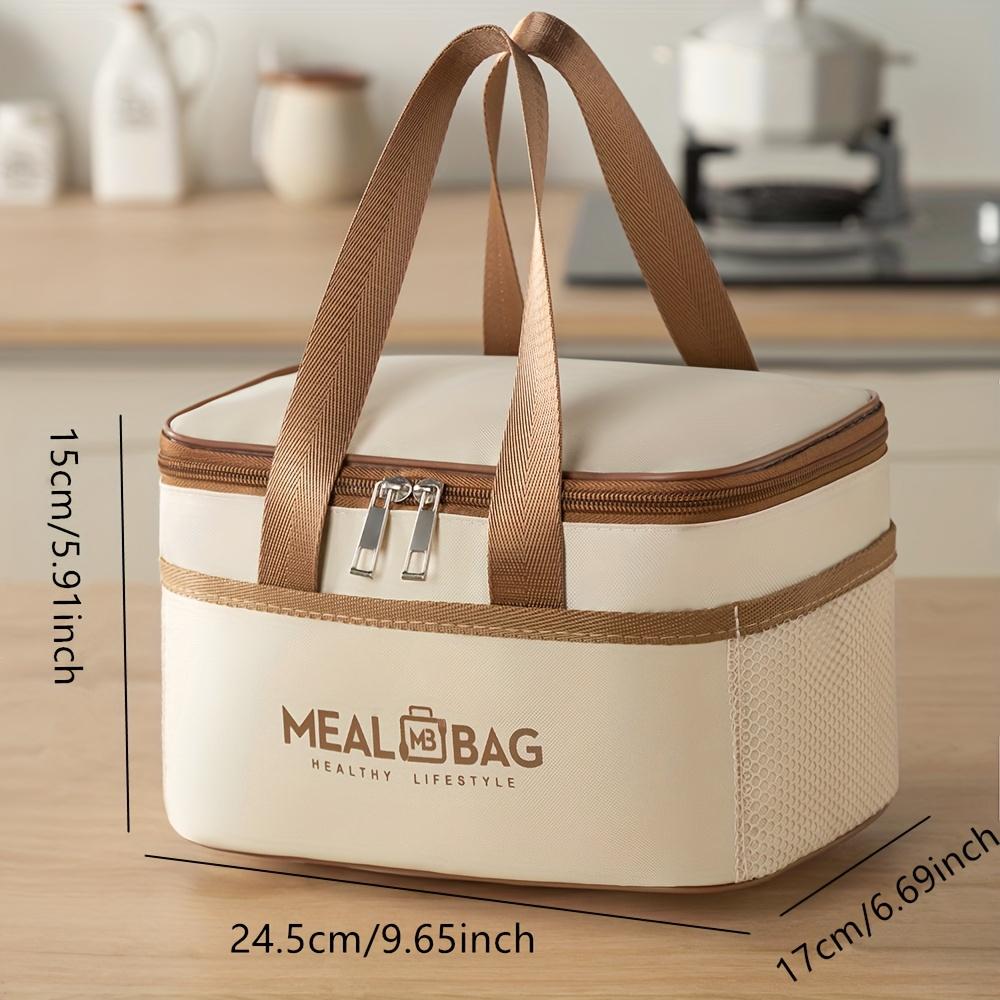 Thermal Insulation Lunch Bag Food Storage Picnic Bags Tote Portable Cooler Box Bags Bento Handbag