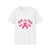 Ροζ Κορδέλα Unisex Μπλουζάκι, Δώρο Υποστήριξης για τον Καρκίνο του Μαστού, Μπλουζάκι Επιζώντα από Καρκίνο