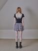 Phased Ethnic Ruffle Mini Skirt_Gray