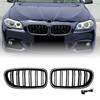 Grill Front Kidney Grille W/ LED Light For BMW 5 Series F10 F11 520i 525i 528i 530i 535i 550i 11-17 Upper Bumper Hood Mesh Grid