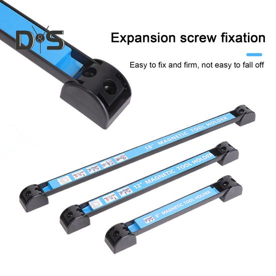 Organizator Magnetic pentru Depozitare Suport pentru Scule Reglabil Instalare Simplă Raft Multifuncțional de Montat pe Perete Agățătoare Magnetică pentru Scule