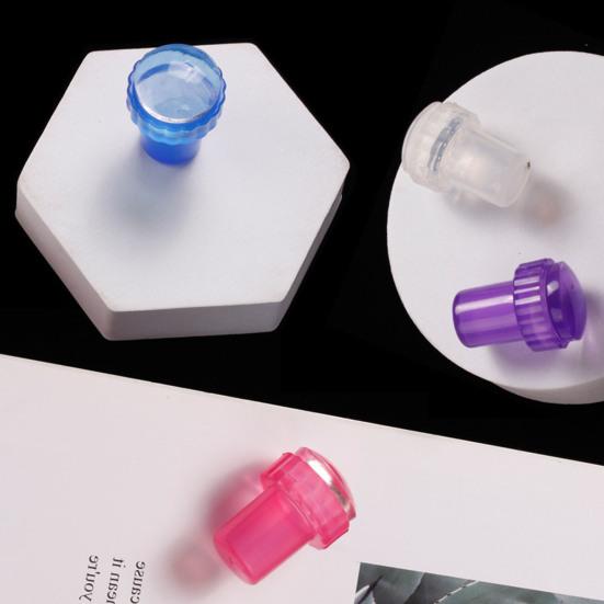 

1Set Nail Art Stamper Easy to Use Anti-fouling Portable Nail Tool Stamp Seal