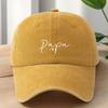 Unisex  Women Duckbill Baseball Cap with Papa Letter Print  Adjustable Suitable for Outdoor Casual  Wear  Trendy Duckbil