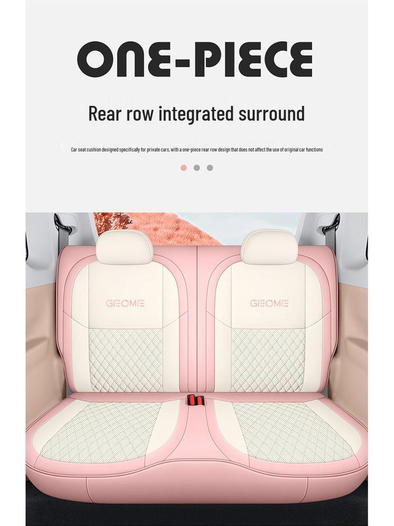 Geely Panda Mini Special Car Full Surround Leather Cartoon Seat Cushion Cover