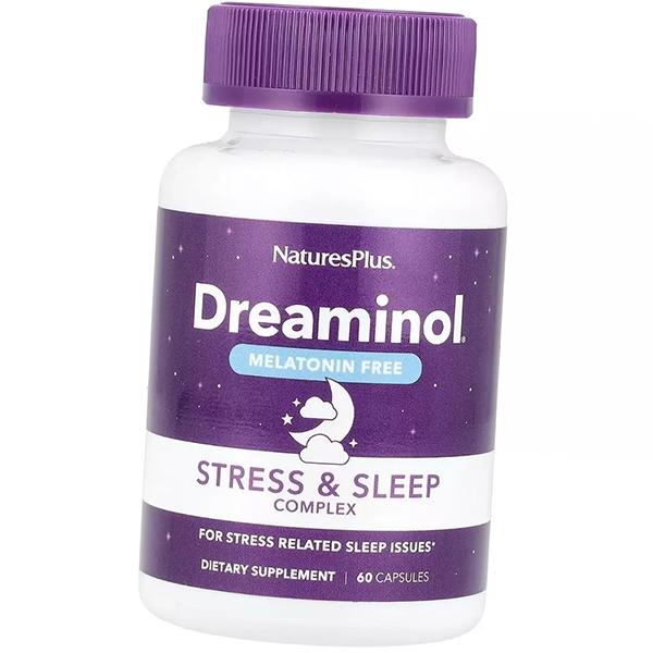 Complex for Sound Sleep, Dreaminol Stress and Sleep Complex Melatonin Free, Nature's Plus 60caps (71375057)