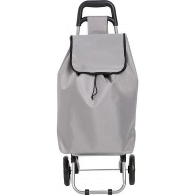Chariot de marché 2 roues "Aquarelle" pliable Atmosphera - Gris