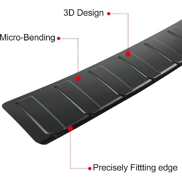 Rear Bumper Protector For Subaru -2025 2026 Outback Car Accessories ABS Plastic Material Matte Black Resistant Trunk Door Entry Guards
