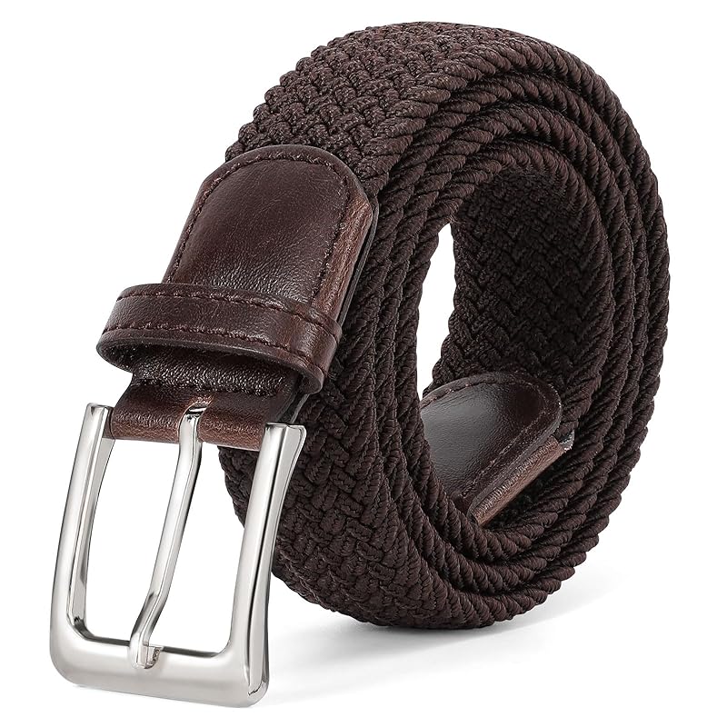 

[JASGOOD] belt men s golf belt ladies mesh knitting unisex No hole stretch rubber mesh belt rubber belt Expansion and contraction waist Stepless