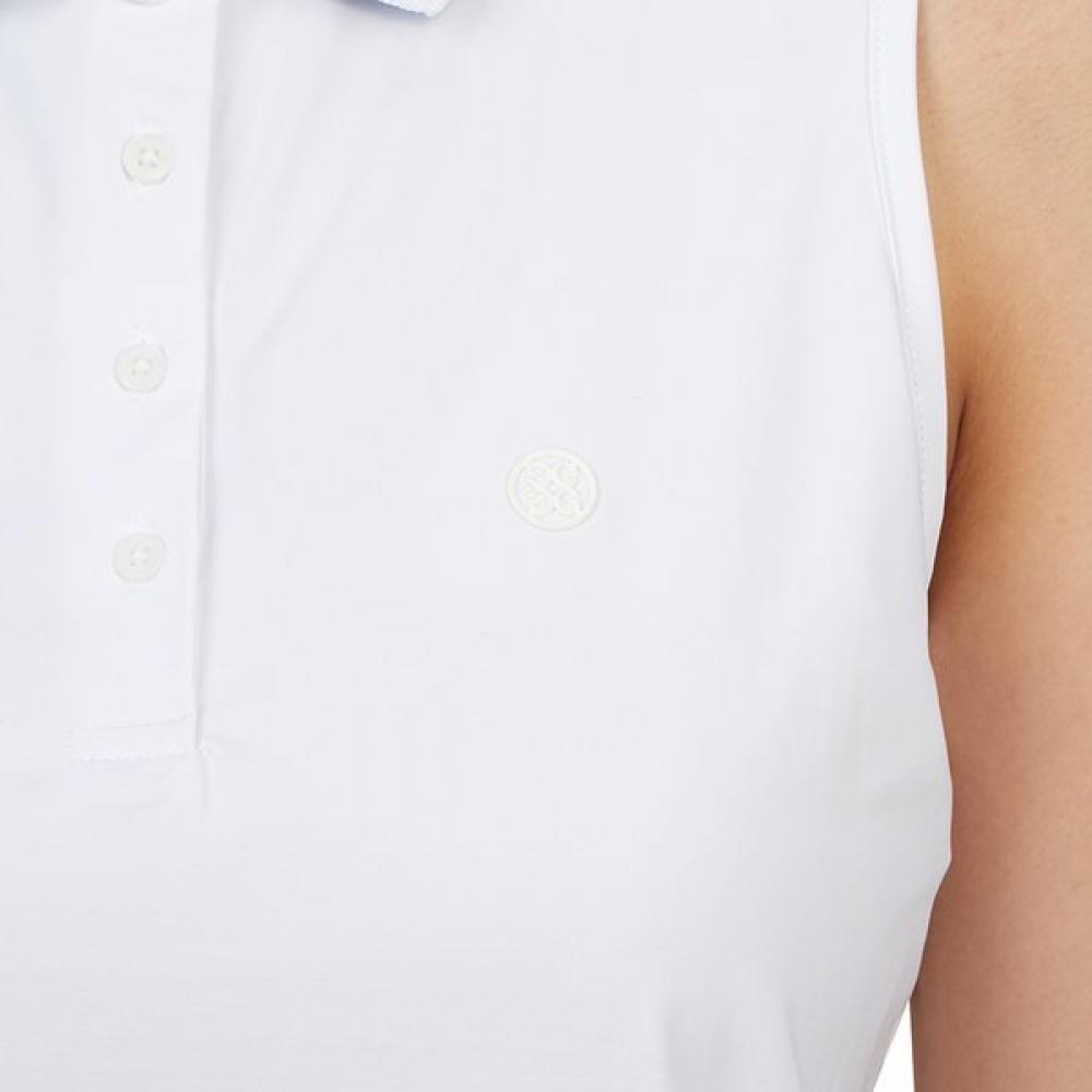 Zipore Golfwear Damen S Kragen Ärmelloses T-Shirt g4lS23k860d Sno