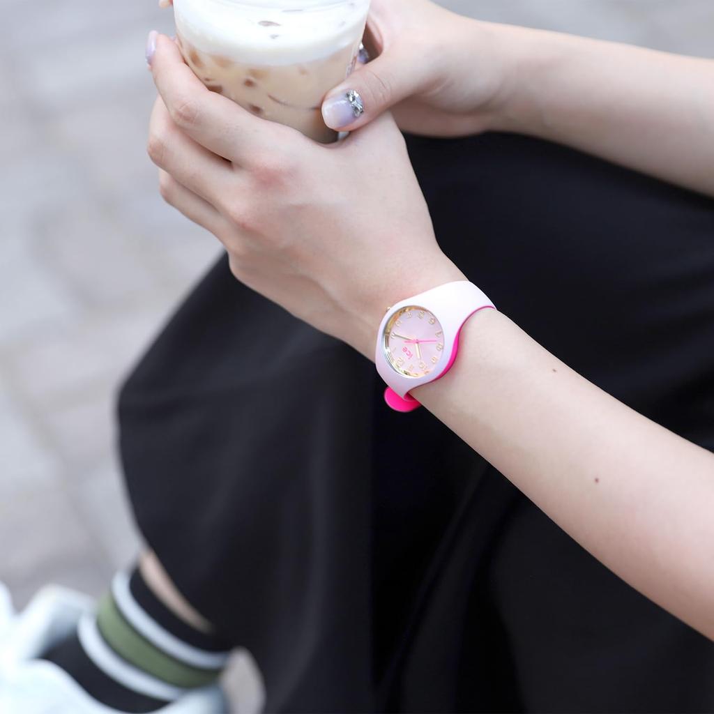 Authorized Watch 023275 ICE Duo Chic Pinky Duo Small 34mm Watch Ice-watch Women's 3-Hand