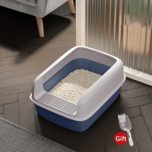 Cat Bedpans Small Size Pet Sandbox for Cat Anti-Splash Cats Toilet Pet Sandbox Kitten Tray Bedpan Cleaning Cat Supplies