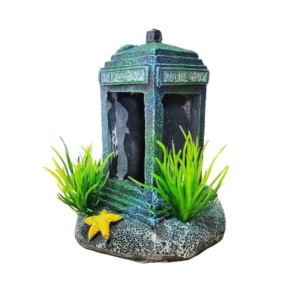 Simulation Fish Tank Decoration Resin Natural Look Aquarium Landscaping Artificial Retro Aquarium Ornament Aquarium Setup