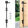 Gate Ground Latch Gate Stopper Rod Door latches Drop Rod Gate Stopper for Barn Wooden Fence Patio Door Metal Gates Doors Durable
