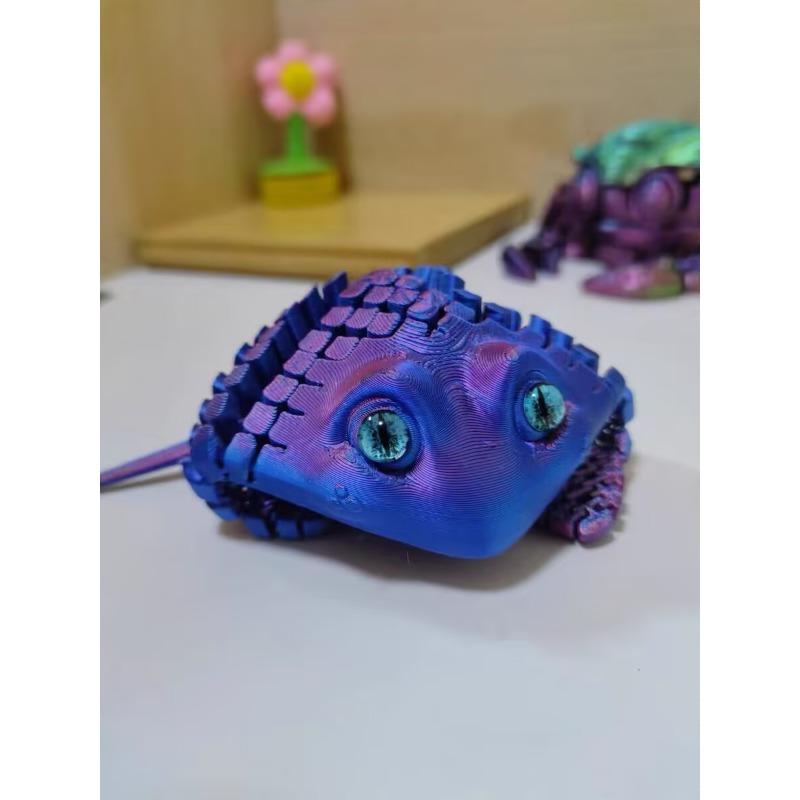 3D Printed Aquatic Animal -Bionic Manta Ray Stingray Boy Relief Desktop Decoration Flexible Sea Creature Gifts for Everyone