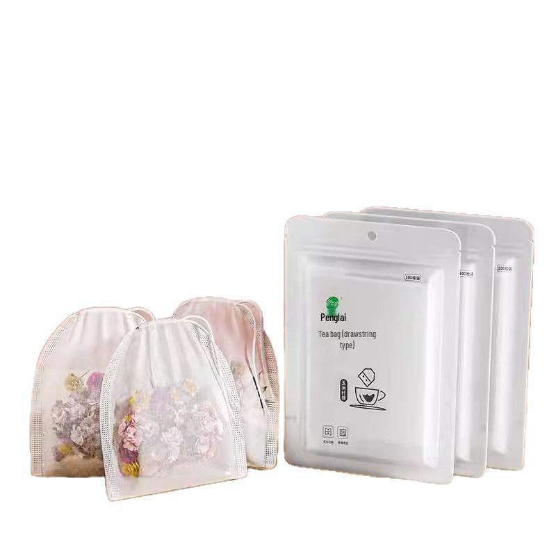 Ponyi Corn Fiber Disposable Tea and Seasoning Bags for Infusing