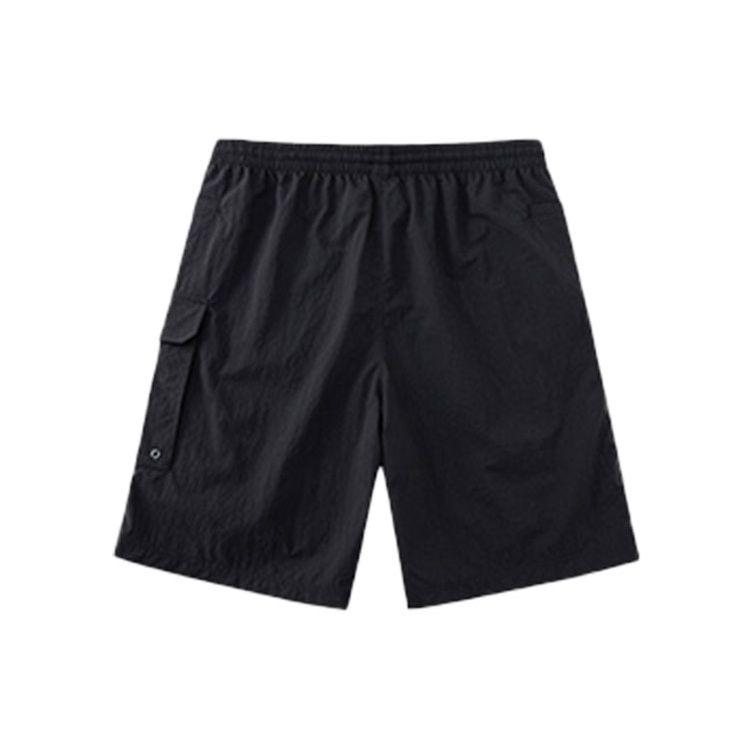 Anta Breathable Woven Thin Panda Print Loose Shorts Men Bottoms Black 952228329-3