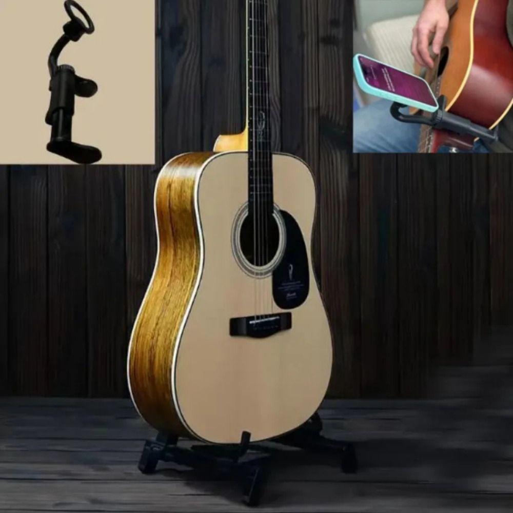 Adjustable Ukulele Phone Bracket Non-slip Musical Instrument Phone Stand  Mobile Phone