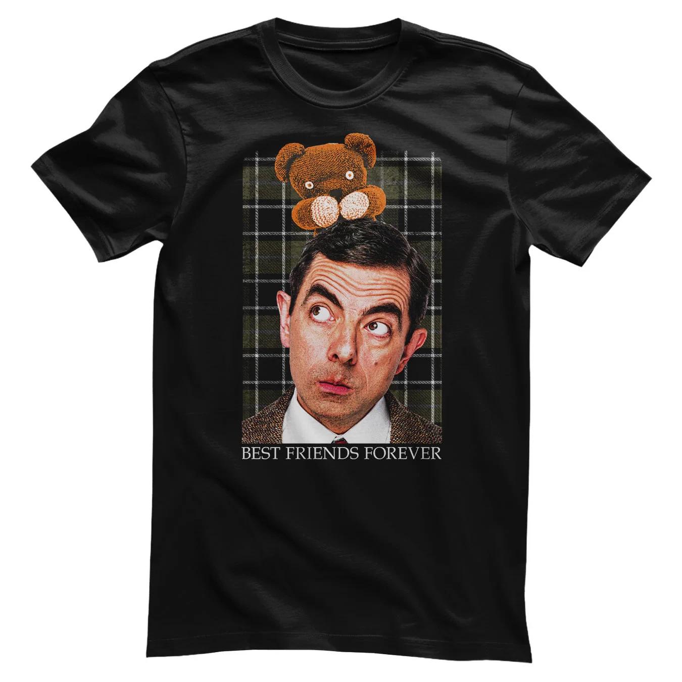 Officially Licensed Mr Bean - & Teddy Mens T-Shirt S