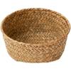 Natural Seaweed Woven Storage Basket for Kitchen & Entryway