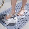 Healthy Non-toxic Large Bath Mat Safety Non-slip Suction Cup Bathroom Shower Mat Foot Massage Bath Rug Eco-Friendly Bath Mats