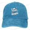 Proud To Be a Barber Baseball Cap Men Women Sun Visor  Washed Baseball Caps