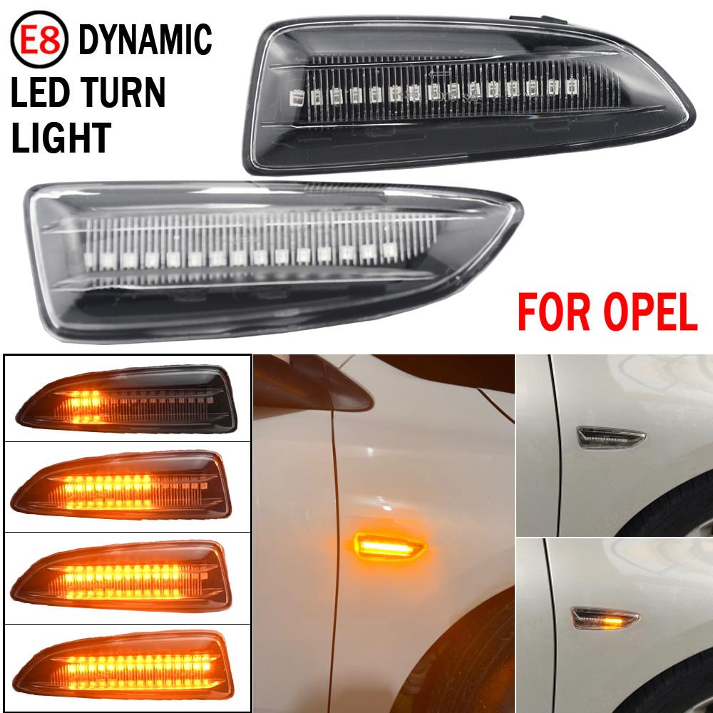 Sequential Blinker LED Side Marker Light For Opel Zafira Tourer Insignia Grandland Crossland Astra J K Indicator Repeater Lamp