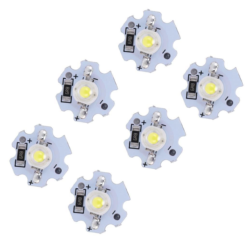 25Pcs 5V LED Chips 200LM 1W High Power LED Lamp Beads for DIY Lighting FixturesPure White