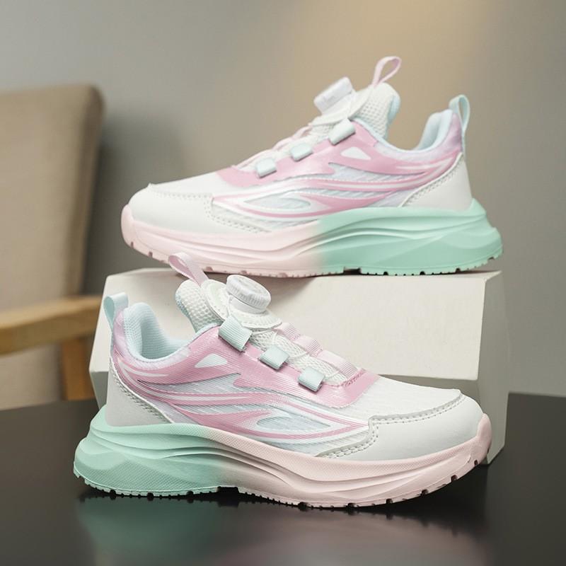 Youth style shoes Girls Lightweight Running Shoes Kids Soft Sole Non-Slip Breathable Mesh Sneakers Outdoor Indoor Use