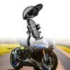 Generic Motorcycle Phone Mount Holder Helmet Shaped Sun Protection Glare Blocking Bike Phone Holder for Electric Motorbike