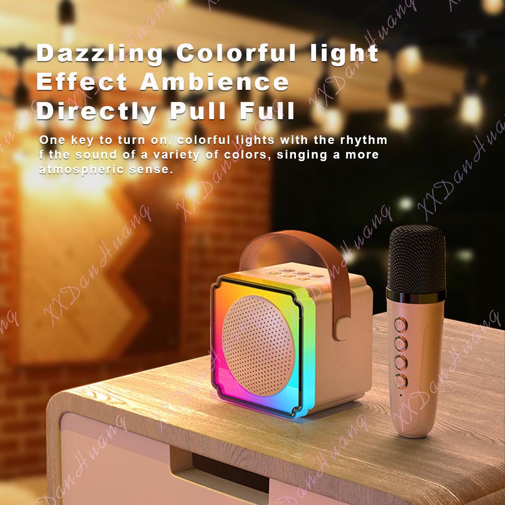 K13 All-in-One Wireless Bluetooth Karaoke Microphone and Speaker for Home & Outdoor Kids