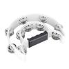 Double Row Jingles Handbell Tambourine Percussion Musical Instrument