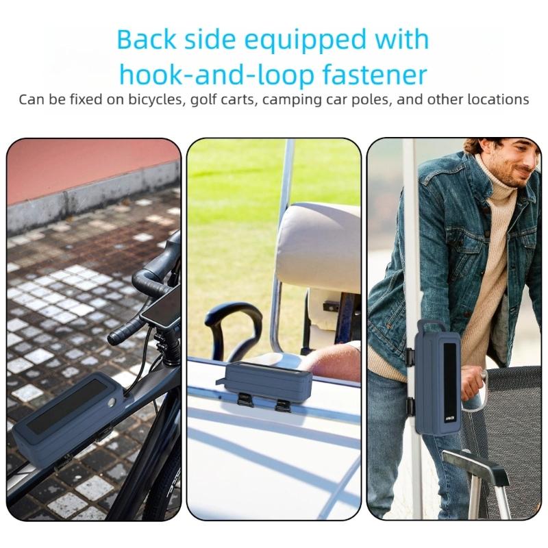Portable Silicone Cover With Carrying Handle And Nonslip Bands For 27650mAh Mobile Power Protections Sleeve
