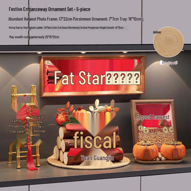 Prosperous New Chinese Style Housewarming Decoration Set