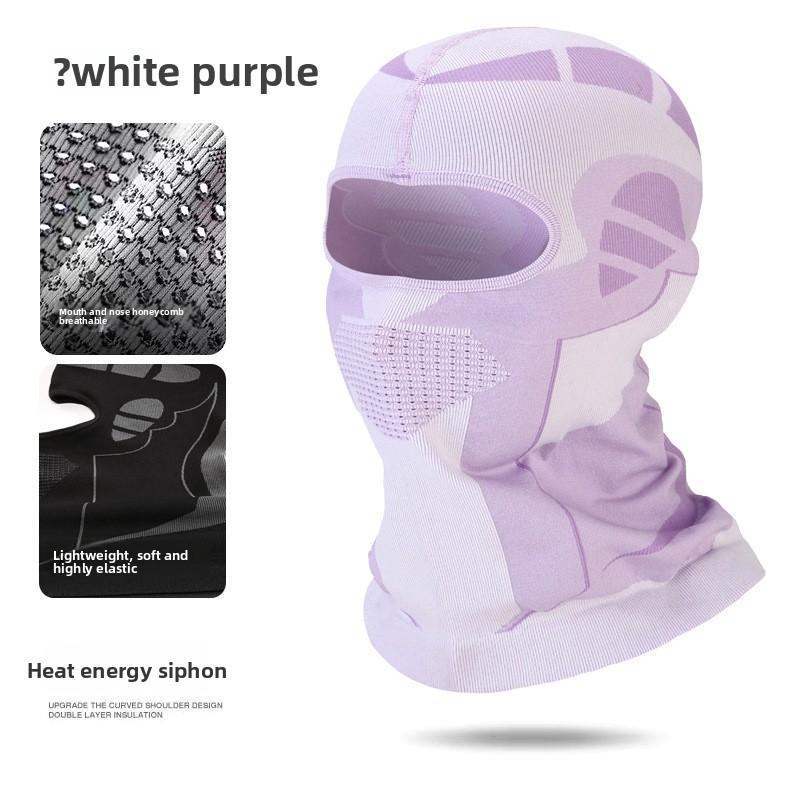 

Breathable Motorcycle Balaclava Face Cover Winter Ski Mask Windproof Helmet Liner Stretchy Cycling Bike Scarf for Men Women