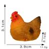 Resin Chicken Doll Ornaments DIY Decoration Crafts Kawaii Mini Model Desktop Toys  Home Decoration