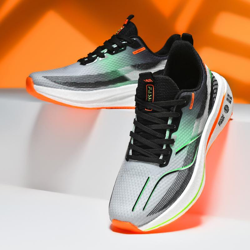 Running Shoes Men Flat Mesh Breathable Summer Fashion Non-slip Outdoor Athletic Shoes 2025 New Trendy Male Sneakers Big Size