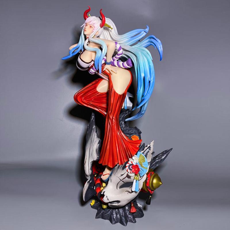 

One Piece series, standing posture Yamato, anime gift hand-made model decoration, 45.5cm