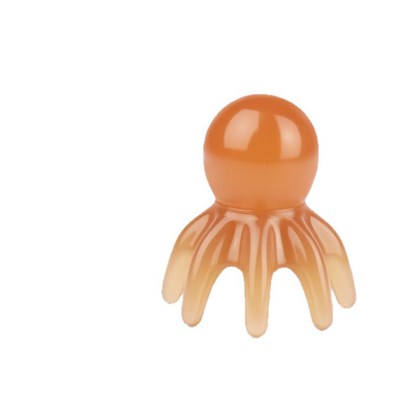 E-commerce Bestseller: Octopus Meridian Massage Comb - Resin Acupoint Scraper for Head Relaxation