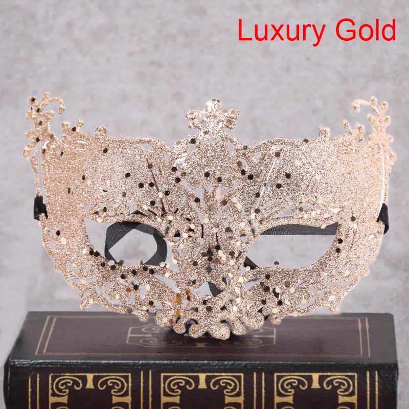 Venedig Sexy Goldene Fuchsmaske Maskerade Kostüm Tanzmaske Accessoires Festival
