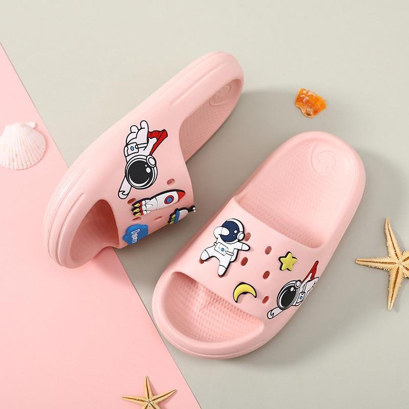 Comfortable Eva Cartoon Style Girls Indoor Slippers Non-slip Soft Sole For All Seasons