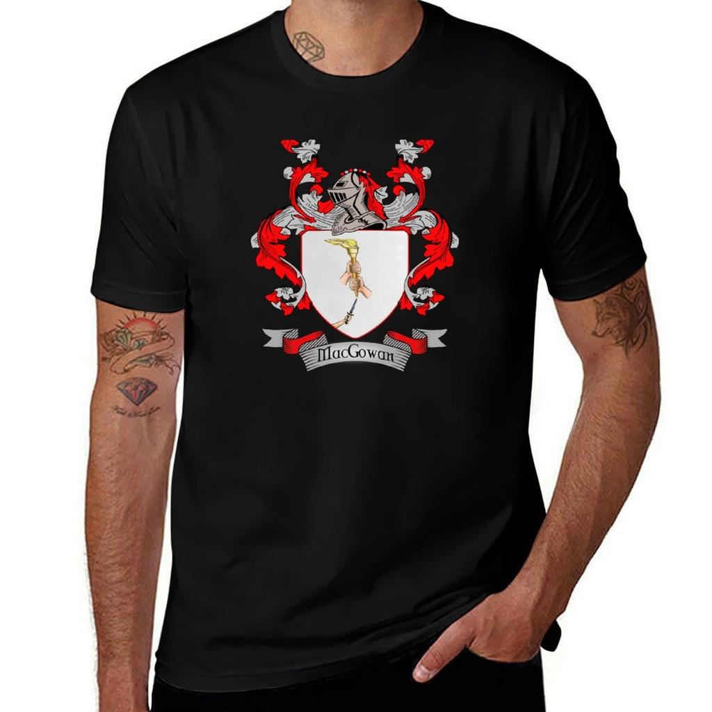 Macgowan Coat Of Arms Macgowan Family Crest Tshirt Construction Work Tee Shirt