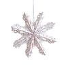 Schneeflocken-Ornament Knitterfestes Papierdesign Saisonale Feier Fensterdekoration Weihnachtsbaumschmuck