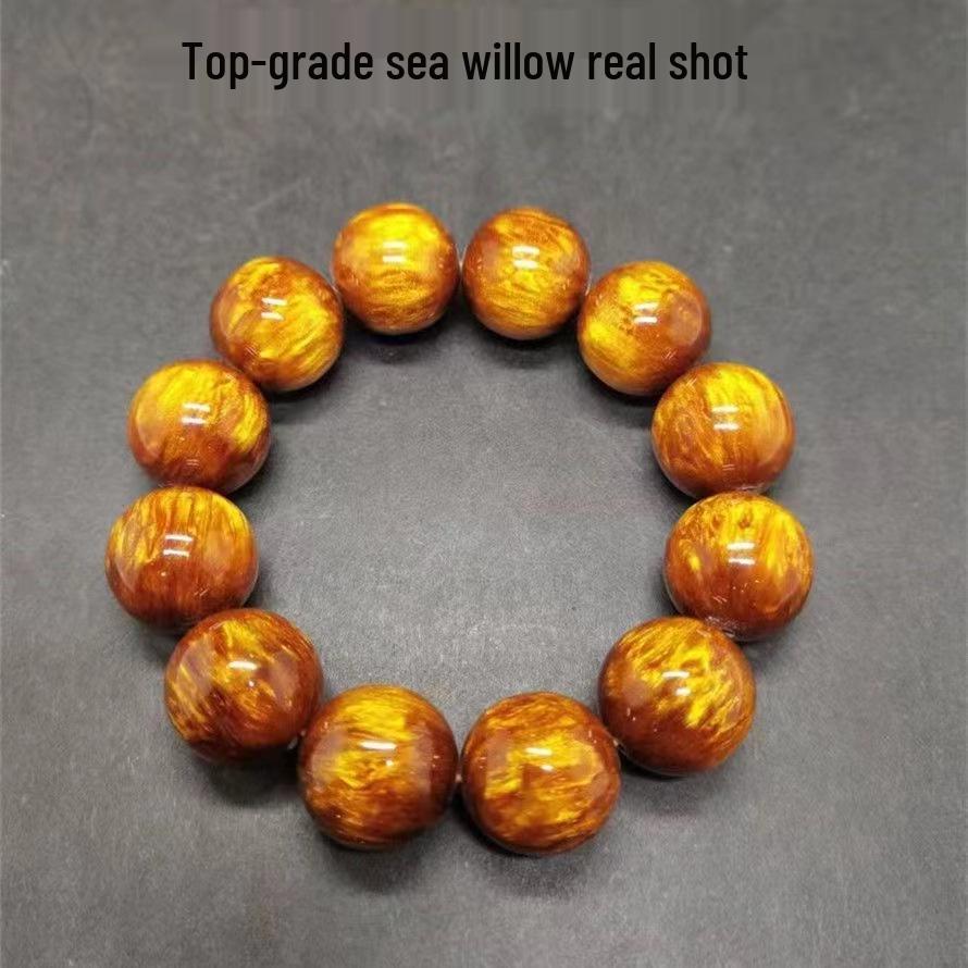 Gold Silk Sea Willow Hand Massage Fitness Ball