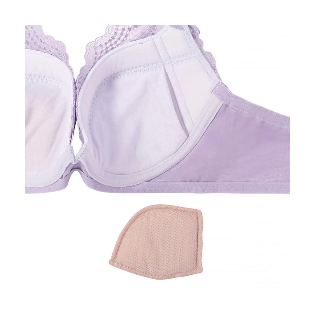 Triumph Angel Bra Slimline Lacy 552 Plus M021 and C65 Slimline 552 M021 Bra, Women's Underwear, Size, Sexy, Stylish, Cute, (Lavender) Size, (Purple)