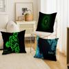 Big Promotion R-Razer Logo Pillow Covers Cartoon Sofa Decorative Home Double-sided Printing Short Plush Cute Cushion Cover