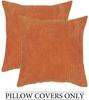 Supersoft Corduroy Cushion Cover Solid Striped Throw Pillow Covers Decorative Pillow Case for Sofa Bed Living Room Decoration